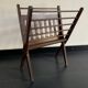 Vintage magazine rack 1960 Cees Braakman vinyls magazines - 56 x 45 cm
