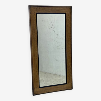 Vintage mirror 50's solid oak