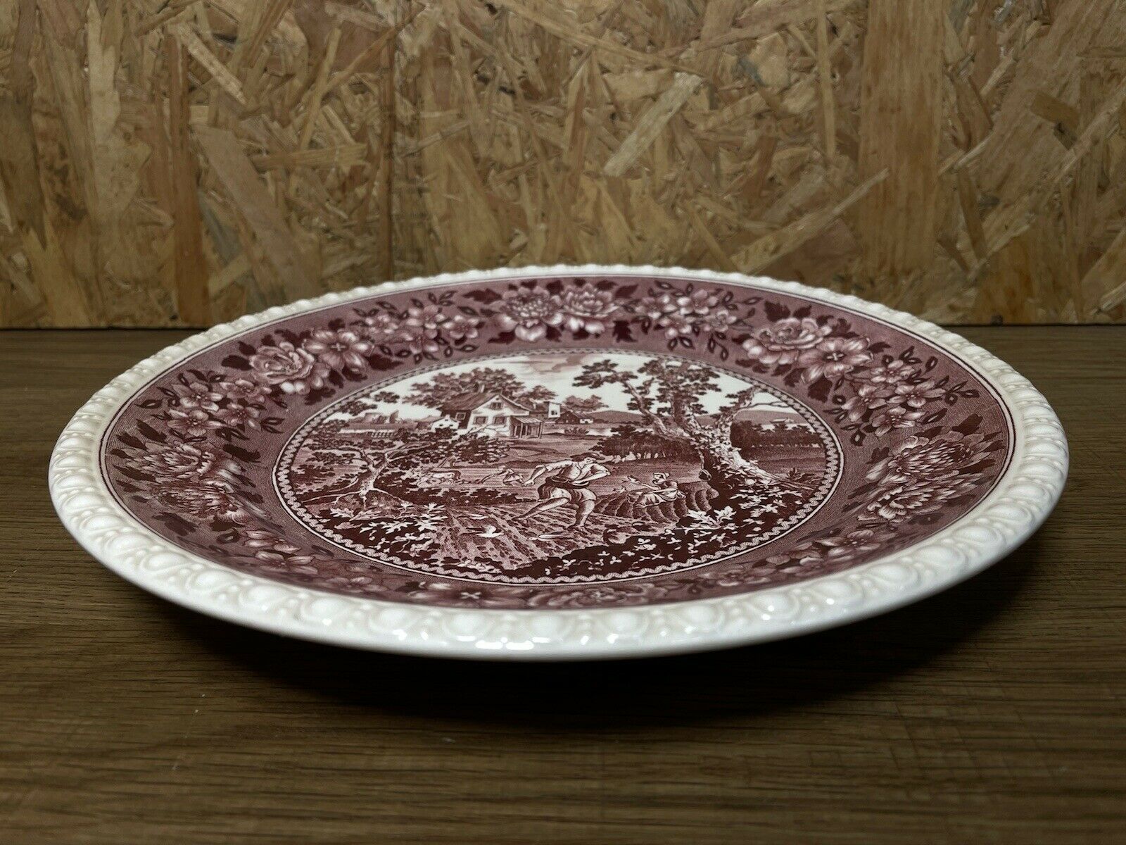 Series of 6 plates, villeroy and boch rusticana collection, chic countryside