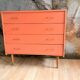 Vintage terracotta commode