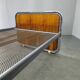 Bauhaus Tubular Steel Bed with Walnut Veneer Panels, 1930s