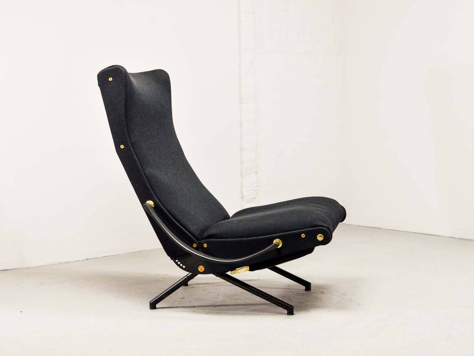 First Edition Osvaldo Borsani P40 Adjustable Tecno Lounge Chair, Italy 50s