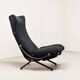 First Edition Osvaldo Borsani P40 Adjustable Tecno Lounge Chair, Italy 50s