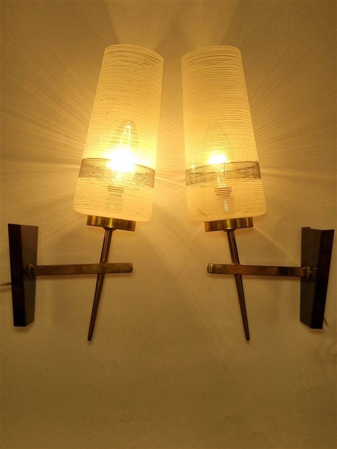 Pair of wall sconces