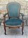 Napoleon III style mahogany armchair