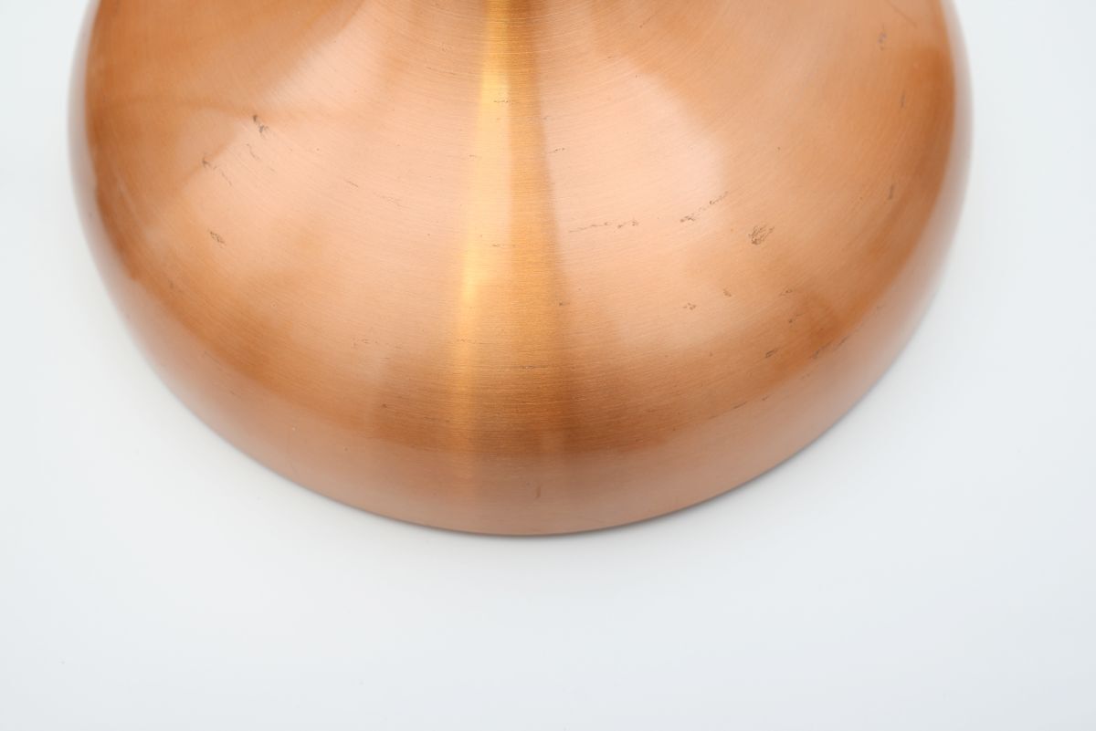 Vintage danish pendant lamp in copper 60's