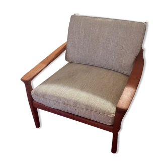 Armchair by Carl Straub pour Goldfeder