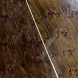 Rectangular art deco wood and glass tray