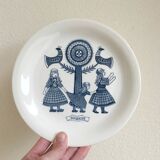 6 assiettes vintage