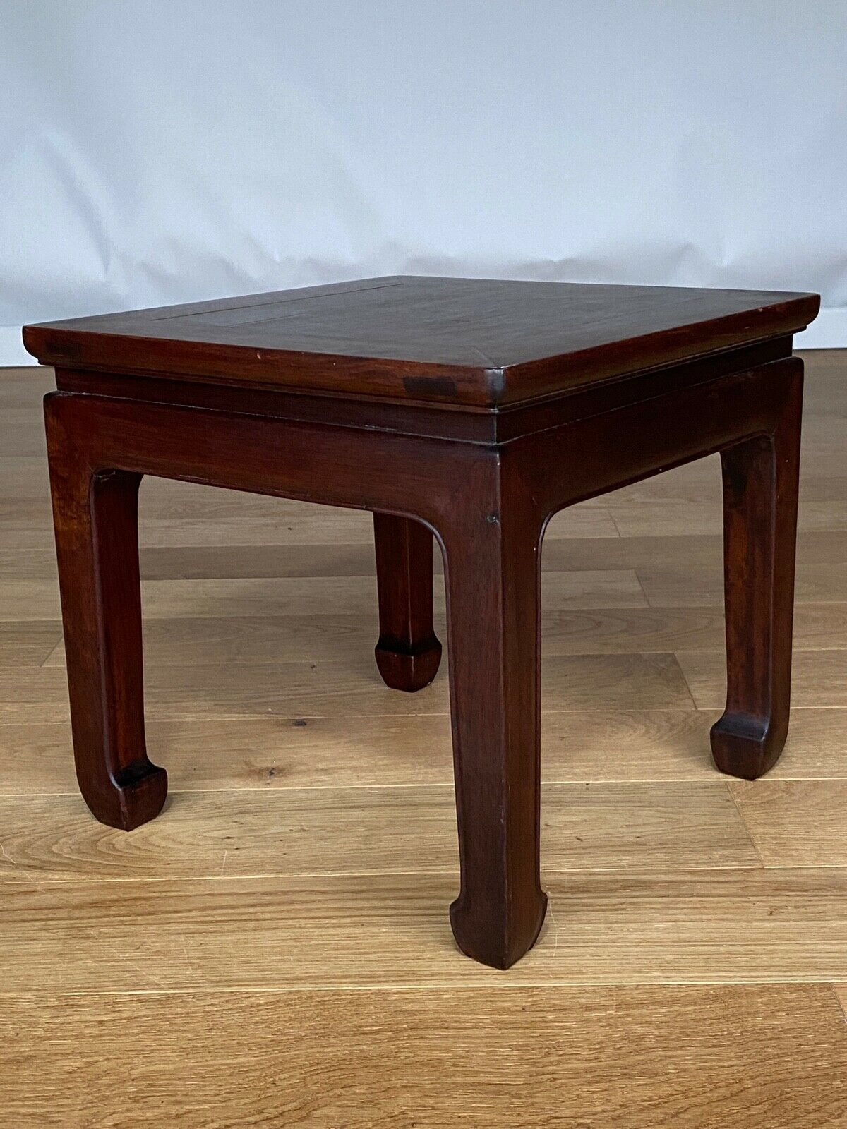 Tabouret table chine 1960 bois de fer belle patine
