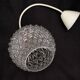Molded glass ball suspension