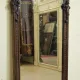 Large antique carved wooden mirror – Louis XV style – late 19th century