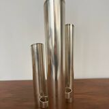 Triple vase "Organ" metal Space Age