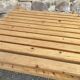 Scandinavian style coffee table, vintage pine, 1970s bohemian decor