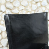 CAB 412 chair in black leather, Mario Bellini design for Cassina