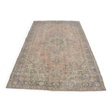 Oushak Vintage Floor Wool Rug sku1350