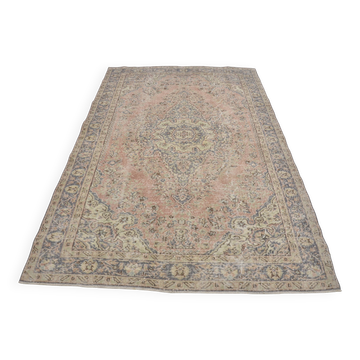 Oushak Vintage Floor Wool Rug sku1350