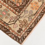 3x11 Red & Beige Oriental Vintage Runner Rug, 107x336Cm