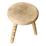 Wooden tripod stool