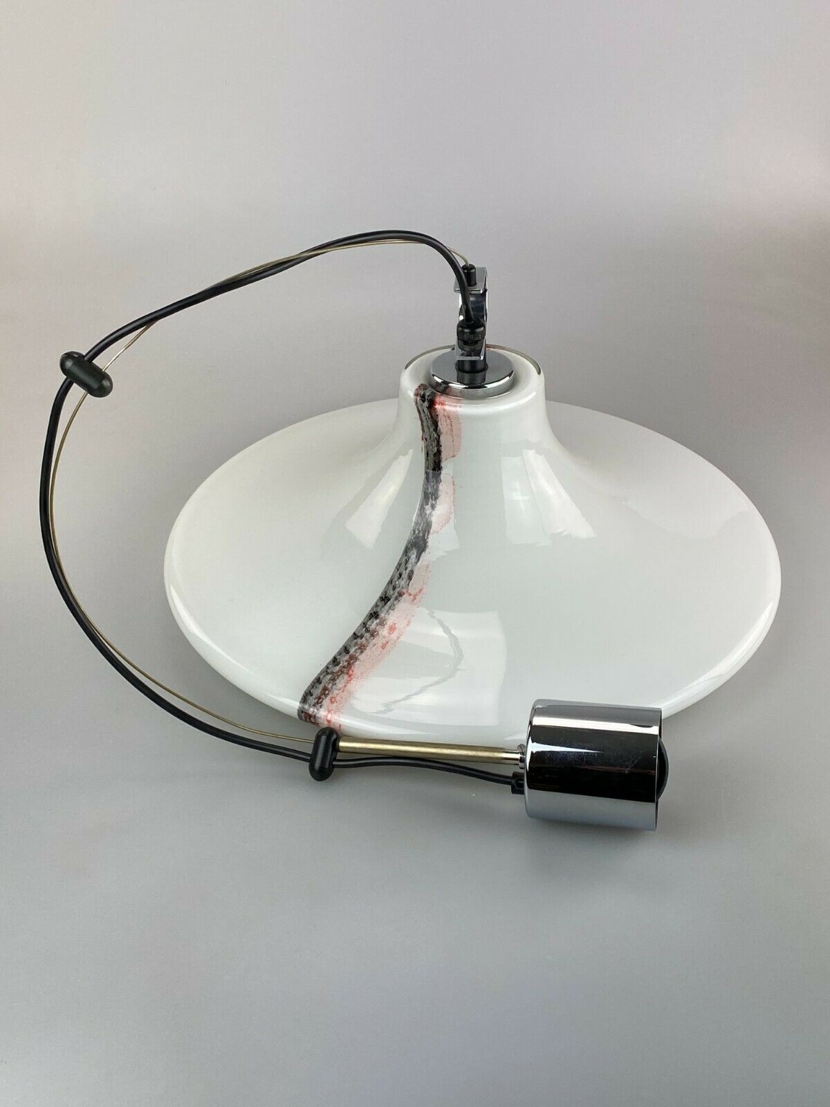 60s 70s Peill & Putzler hanging lamp ceiling lamp glass space design lamp