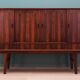 Buffet haut en palissandre, design danois, années 1970, production : Danemark