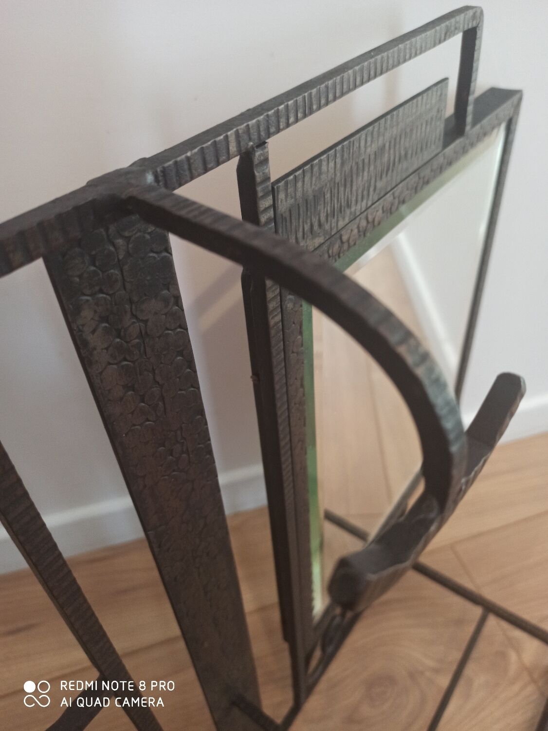 Vintage art deco wall coat rack