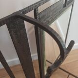 Vintage art deco wall coat rack