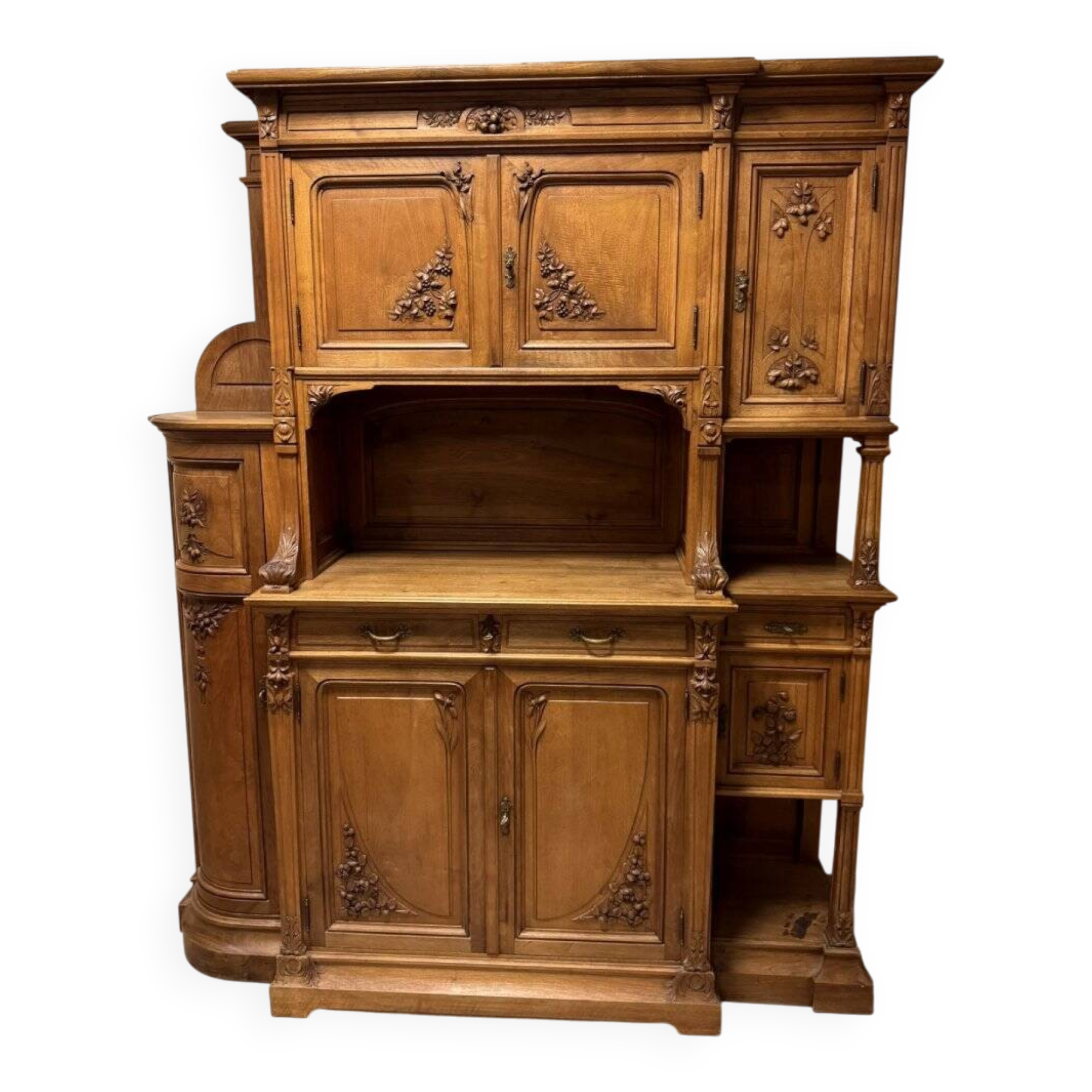 After Gauthier Poinsignon Art Nouveau period sideboard, Nancy School