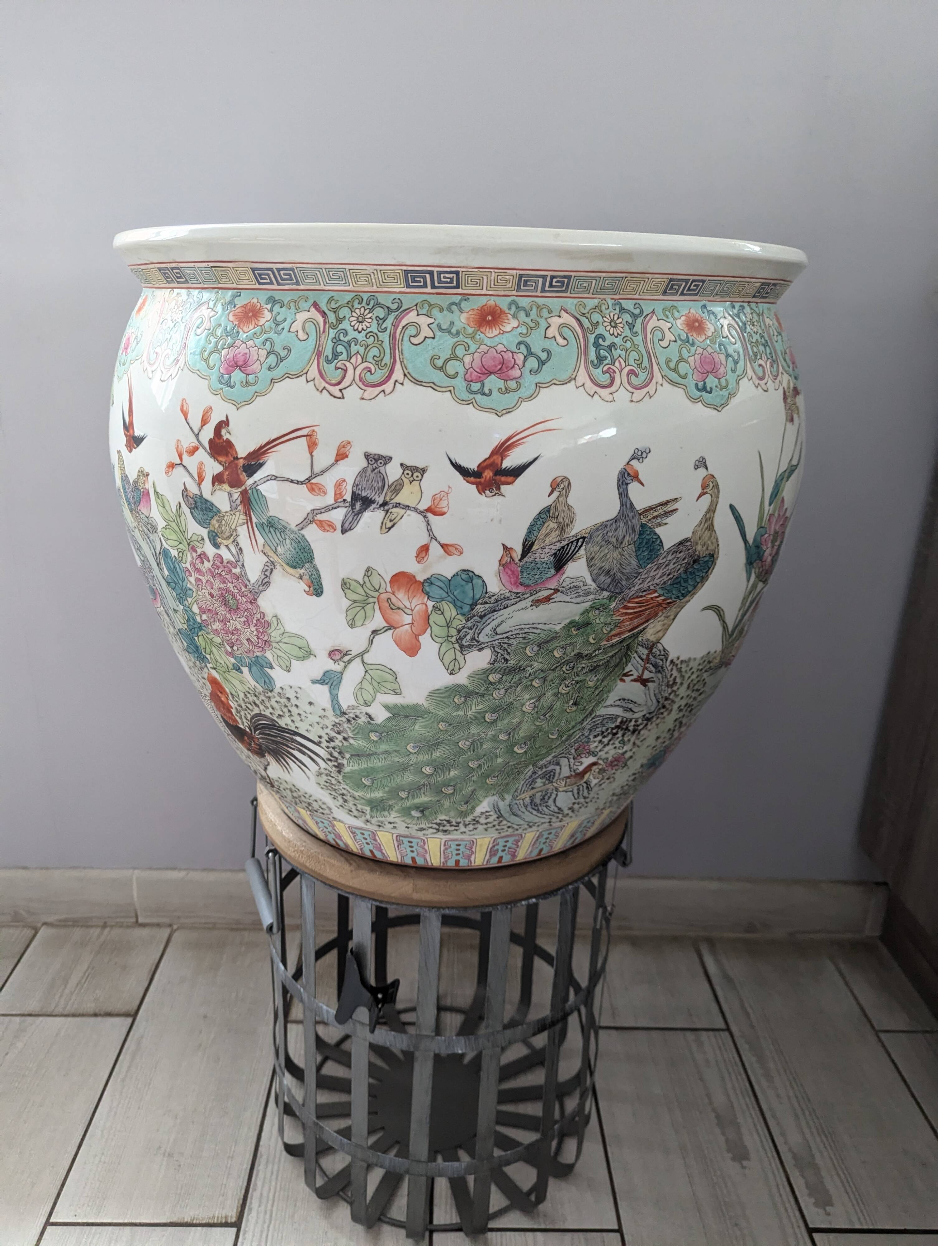 Japanese aquarium cachepot from the 30s and 40s