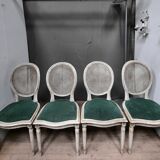 Suite of 4 Louis XVI style chairs