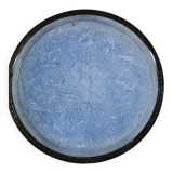 ART DECO blue glass tray, Minerve