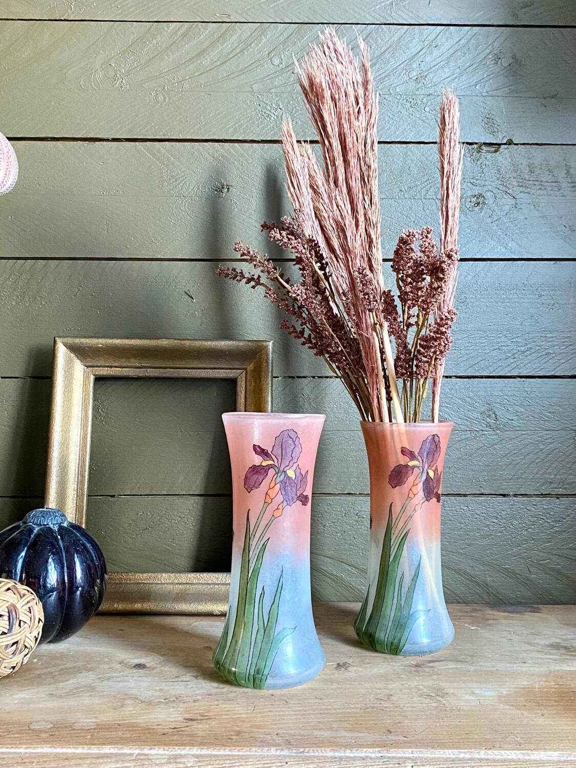 Paire de vases art nouveau début XXeme