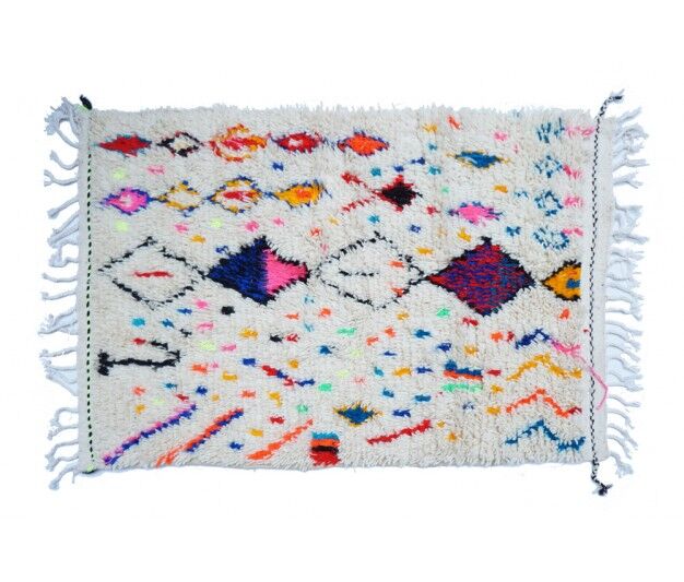 Colorful Berber Carpet 143x90cm