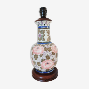 Flower vase lamp foot