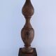XL turned solid wood lamp base H.45.5 cm