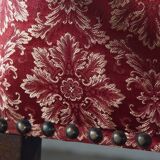 Vintage 19th century Danish Baroque oak armchair - Louis XV style