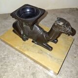 Beautiful patinated bronze camel signed Benjamin Rabier