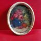 Table 1927 "Roses and Apple" signed Devillaire