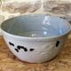 Signed glazed ceramic salad bowl