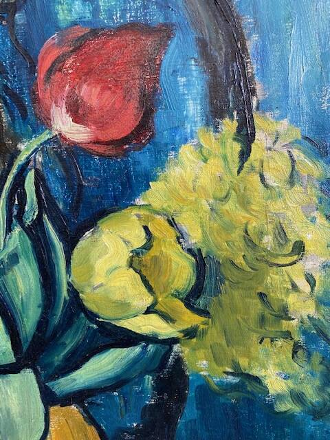 still life on chair 1948 Man Collot