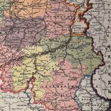 Map of Belgium from 1928
