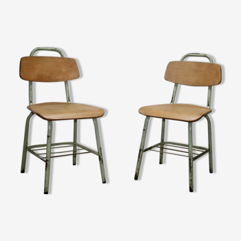 Pair of children's chairs (vintage Spanish in the 60s)