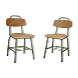 Pair of children's chairs (vintage Spanish in the 60s)