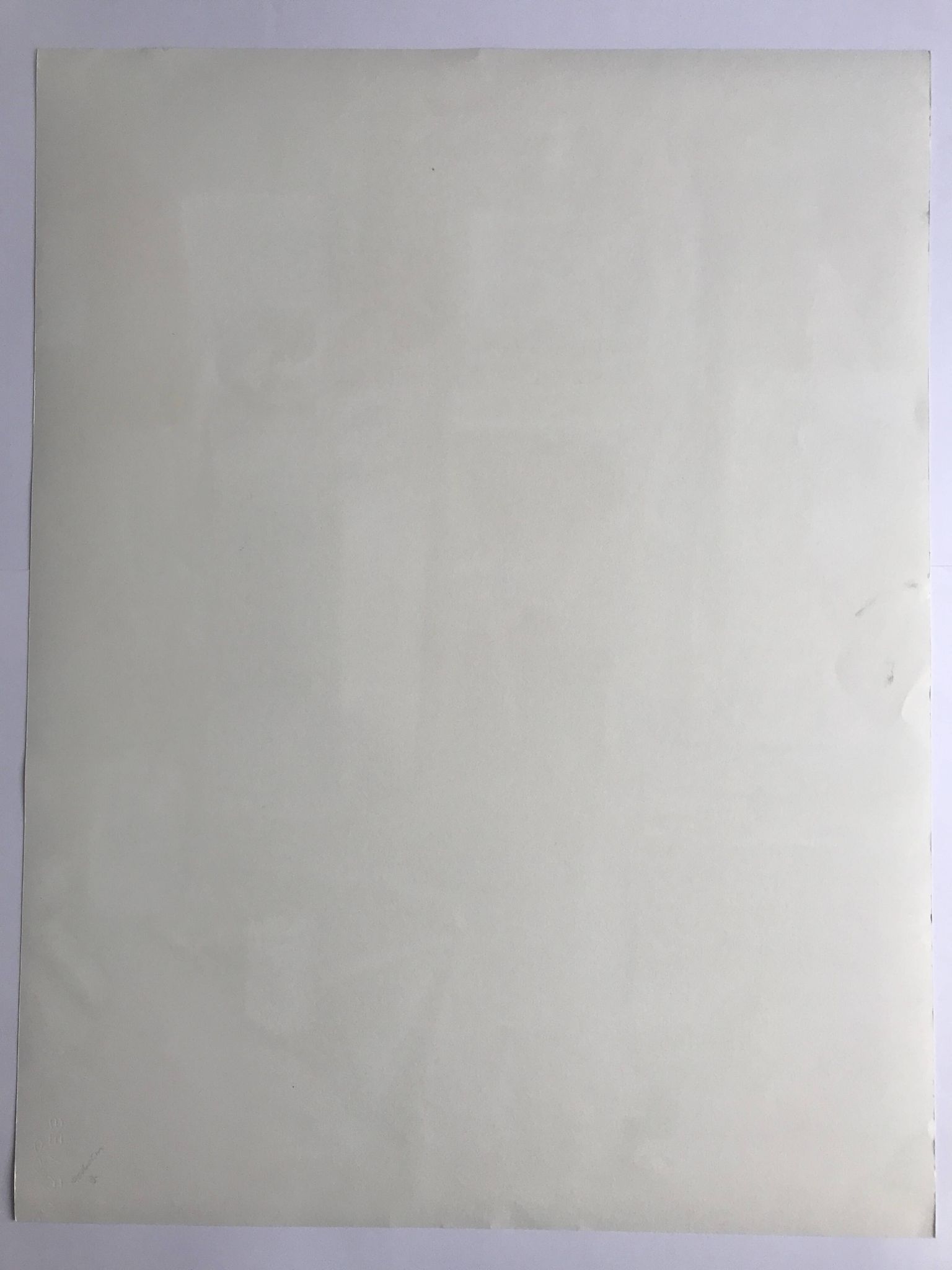 Artist's studio. Original lithograph signed in pencil.
