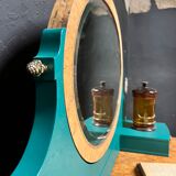 Louis XVI style dressing table in elm magnifying glass