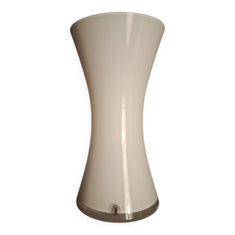 Contemporary handmade vase in opaline.