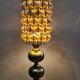 Lampe de style barbier, laiton et bronze  1960/75