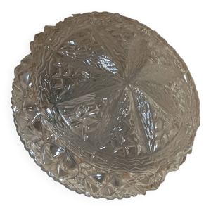 Plafonnier en verre ciselé