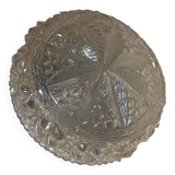 Plafonnier en verre ciselé