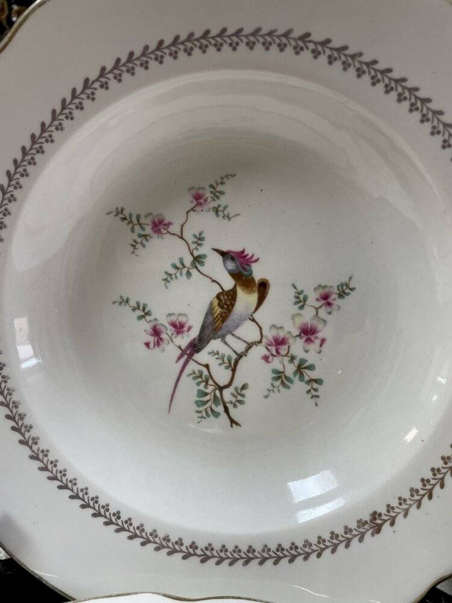 Set of 4 deep plates Gien Tokio diameter 23 cm